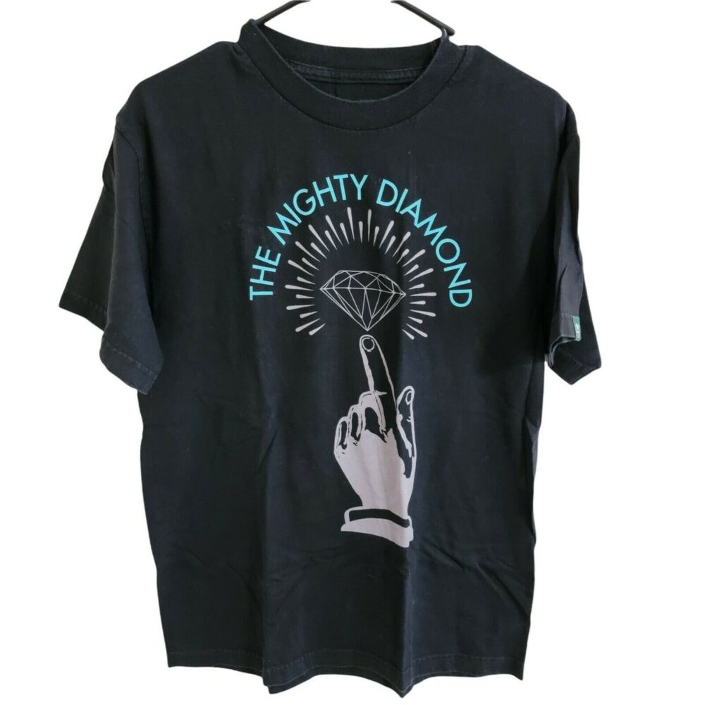 Mighty Healthy T-Shirt Mens Size Medium Mighty Diamond Short Sleeve Black Tee
